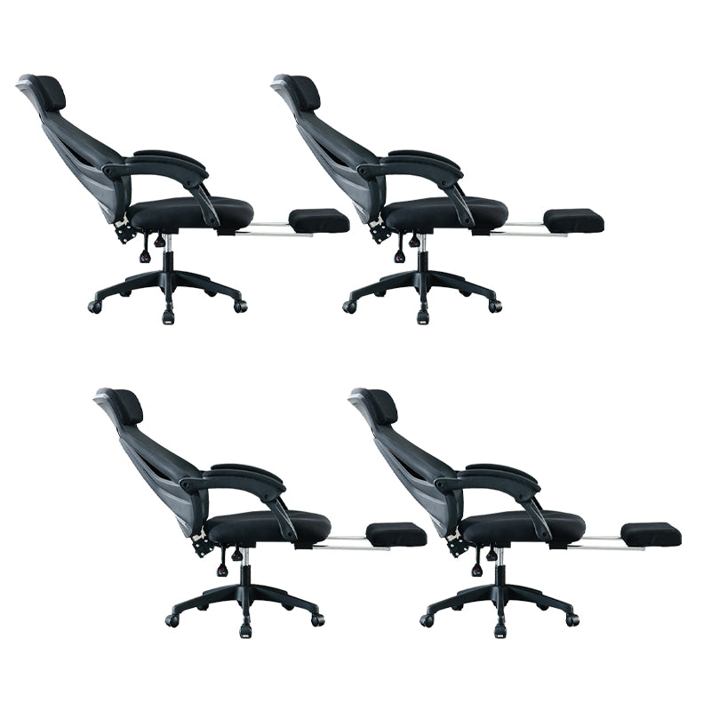 Padded Arms Office Chair No Distressing Tilt Mechanism Ergonomic Slide Chair