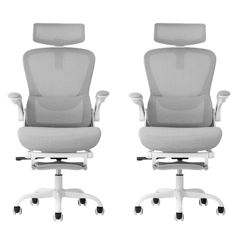 Modern Removable Arms Slide Chair No Distressing Ergonomic Desk Chair
