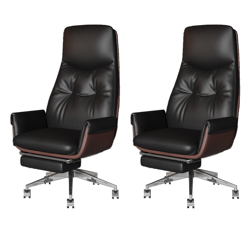 Armless Office Chair Modernism Desk Chair with Wheels for Office