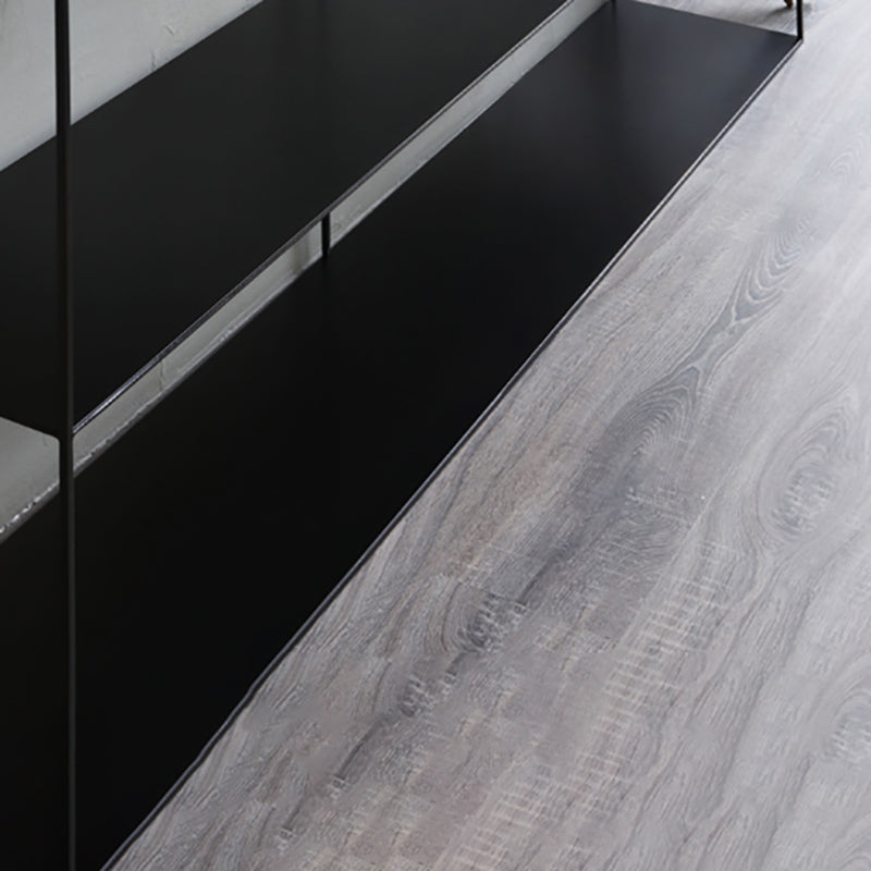 Horizontal Metal Bookcase Modern Style Open Back Bookshelf with Shelves