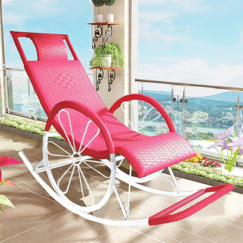 Modern Style Lounge Leisure Lazy Sofa Chair Family Rocking Chair for Balcony