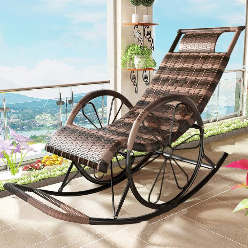 Modern Style Lounge Leisure Lazy Sofa Chair Family Rocking Chair for Balcony