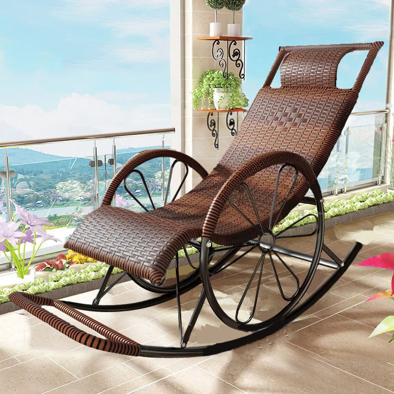 Modern Style Lounge Leisure Lazy Sofa Chair Family Rocking Chair for Balcony