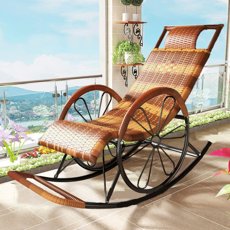 Modern Style Lounge Leisure Lazy Sofa Chair Family Rocking Chair for Balcony