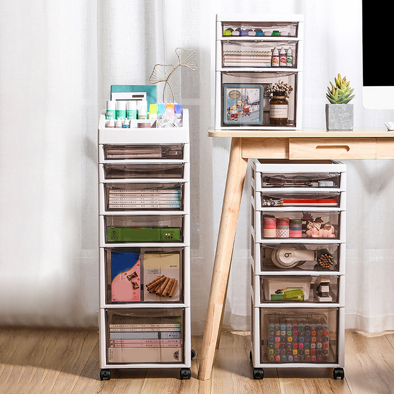 Modern Plastic Drawers File Cabinet Storage File Cabinet for Office