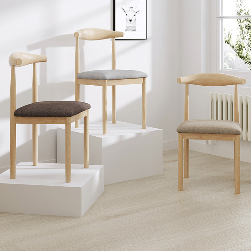 Contemporary Metal Chair Open Back Dining Side Chair for Dinning Room