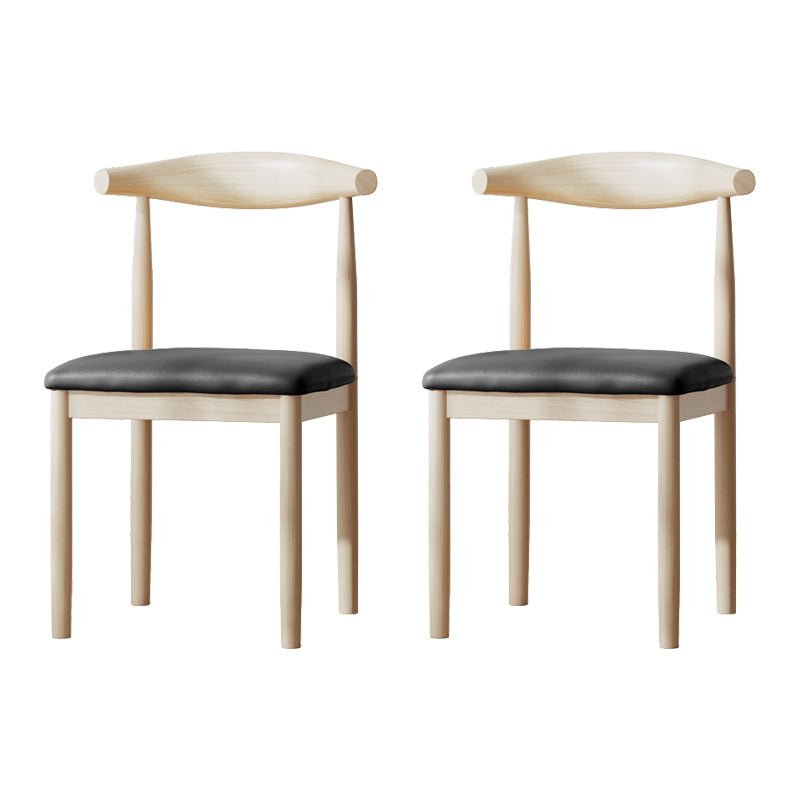 Contemporary Metal Chair Open Back Dining Side Chair for Dinning Room