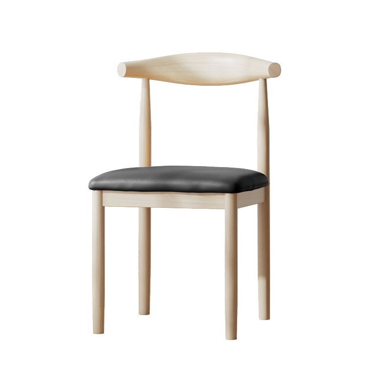 Contemporary Metal Chair Open Back Dining Side Chair for Dinning Room