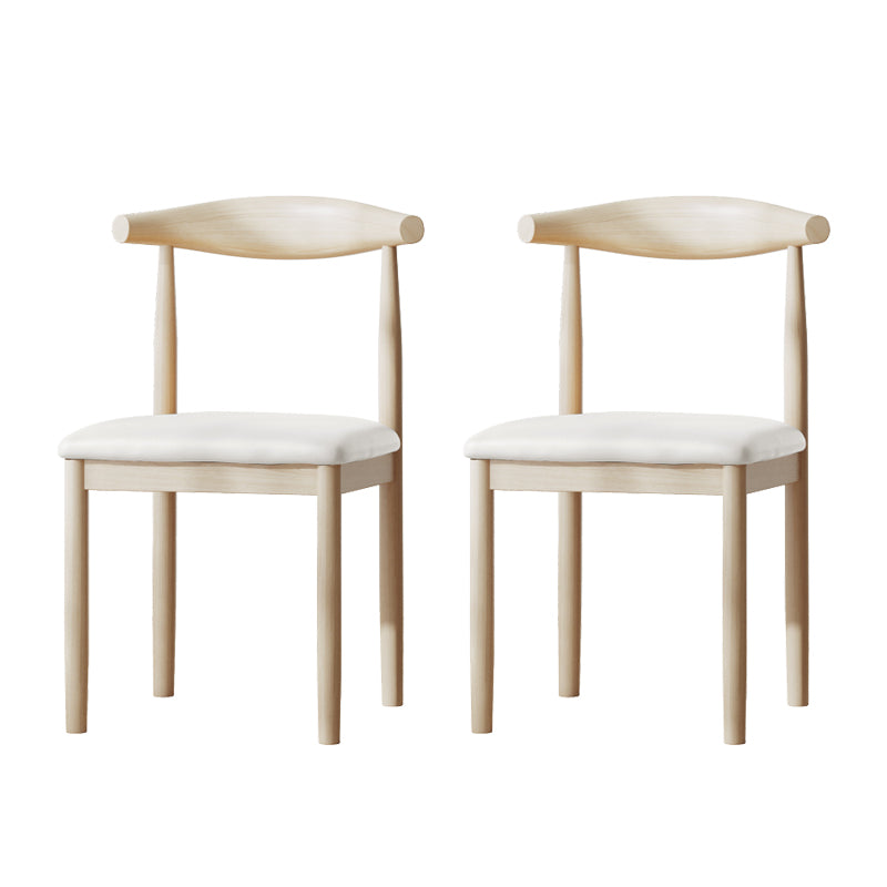Contemporary Metal Chair Open Back Dining Side Chair for Dinning Room