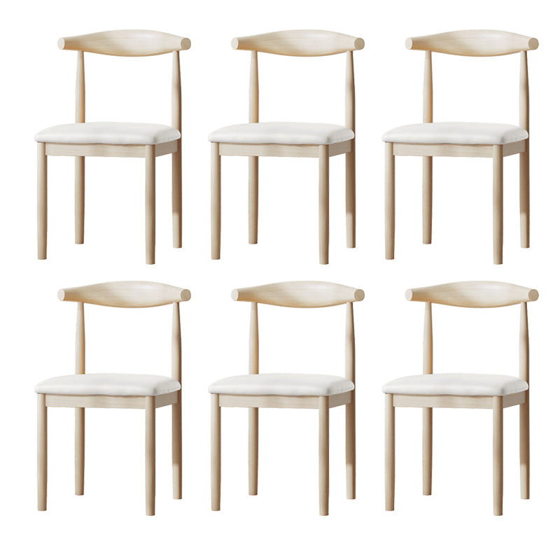 Contemporary Metal Chair Open Back Dining Side Chair for Dinning Room
