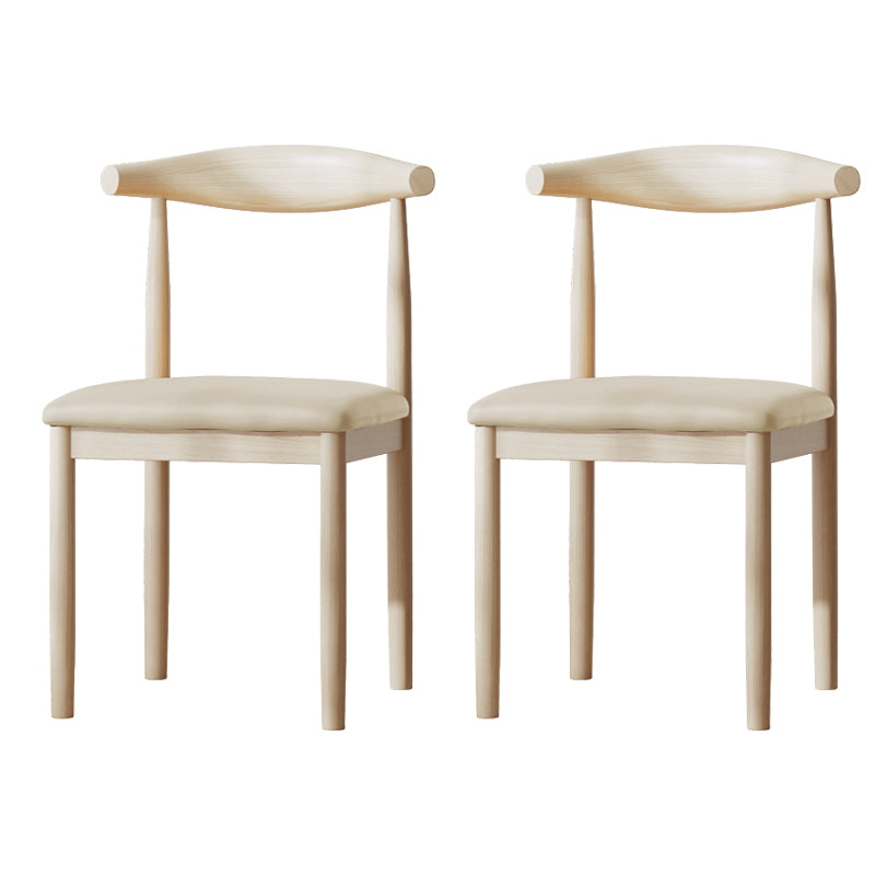 Contemporary Metal Chair Open Back Dining Side Chair for Dinning Room