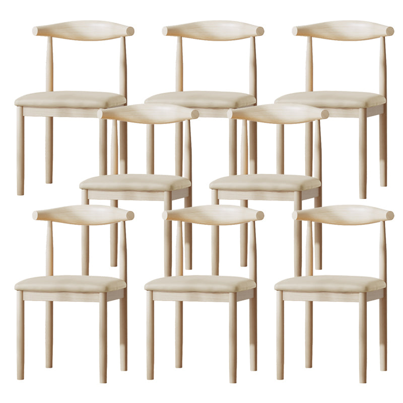 Contemporary Metal Chair Open Back Dining Side Chair for Dinning Room