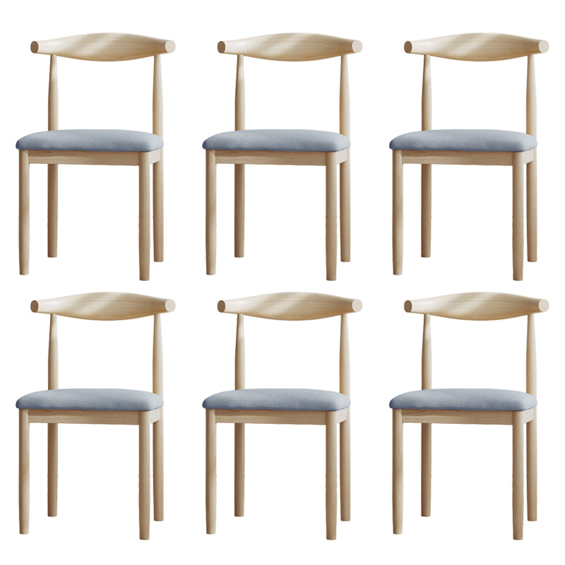 Contemporary Metal Chair Open Back Dining Side Chair for Dinning Room