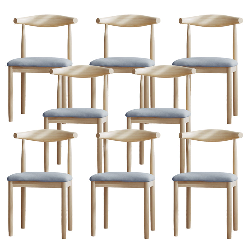 Contemporary Metal Chair Open Back Dining Side Chair for Dinning Room