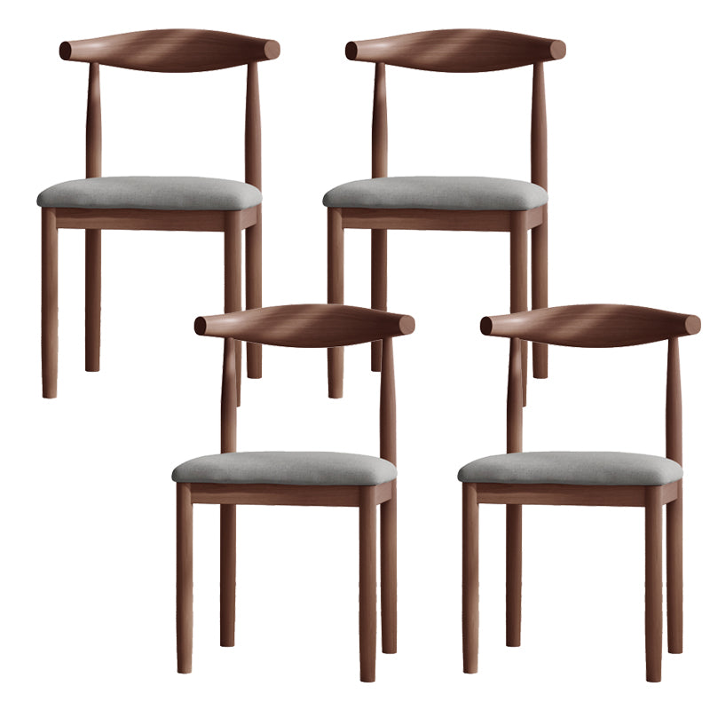 Contemporary Metal Chair Open Back Dining Side Chair for Dinning Room