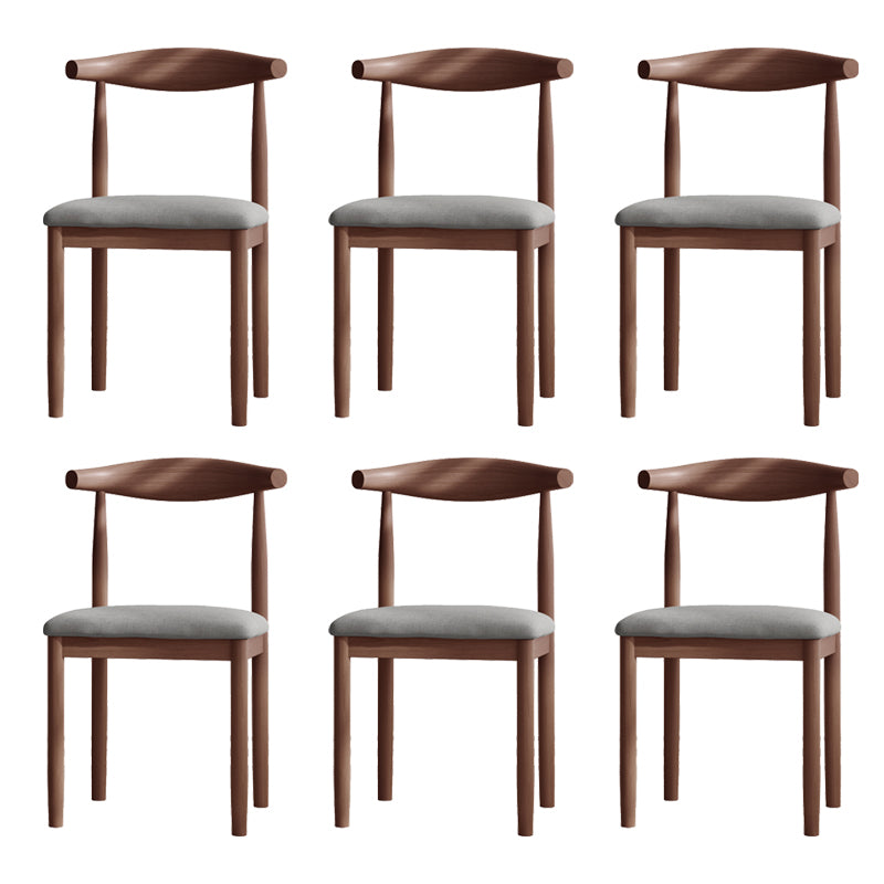 Contemporary Metal Chair Open Back Dining Side Chair for Dinning Room