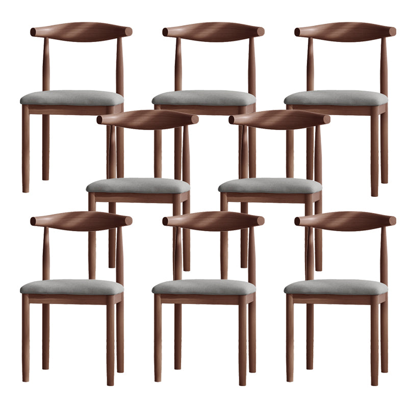 Contemporary Metal Chair Open Back Dining Side Chair for Dinning Room