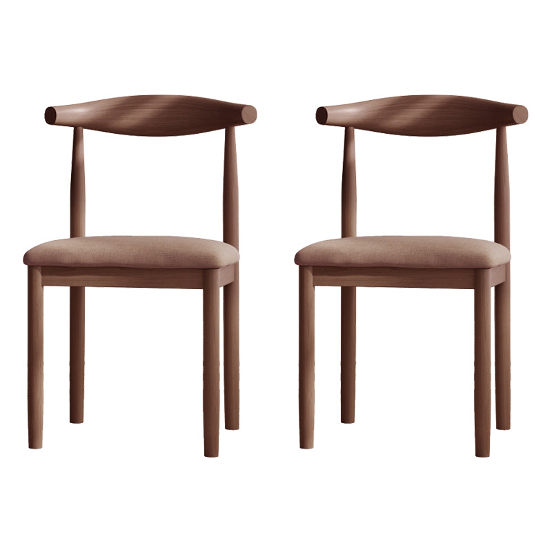 Contemporary Metal Chair Open Back Dining Side Chair for Dinning Room