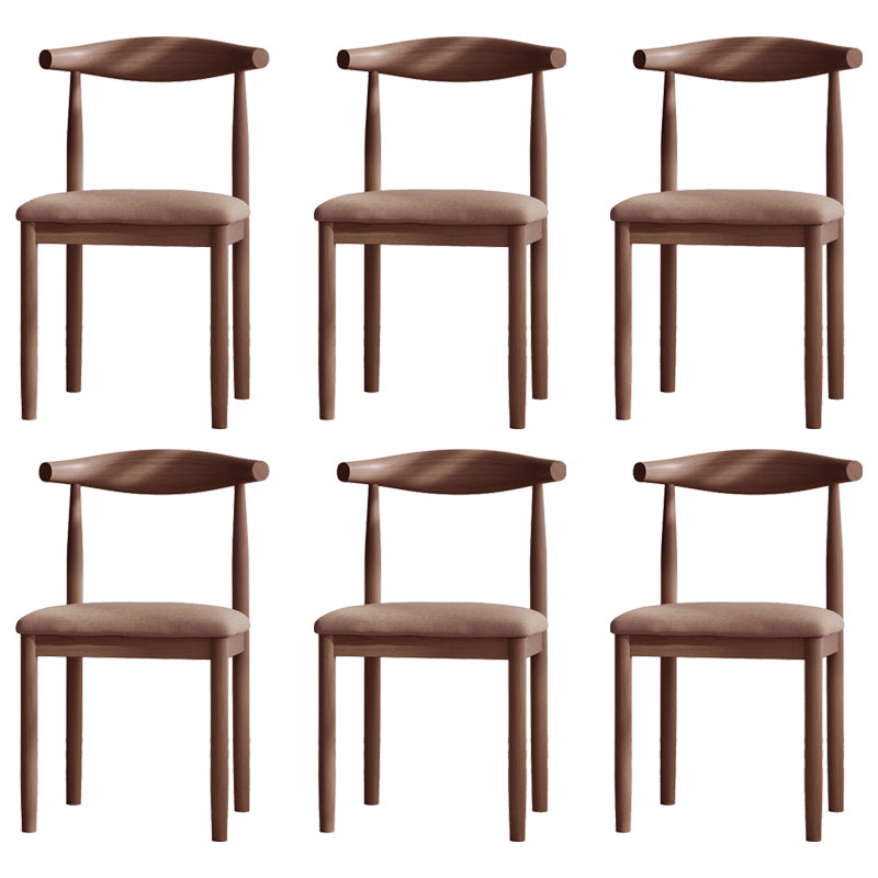 Contemporary Metal Chair Open Back Dining Side Chair for Dinning Room
