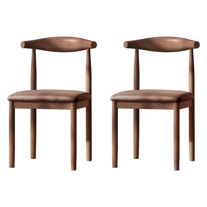 Contemporary Metal Chair Open Back Dining Side Chair for Dinning Room