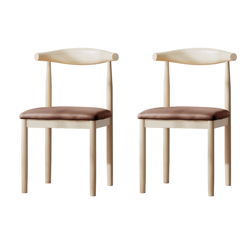 Contemporary Metal Chair Open Back Dining Side Chair for Dinning Room