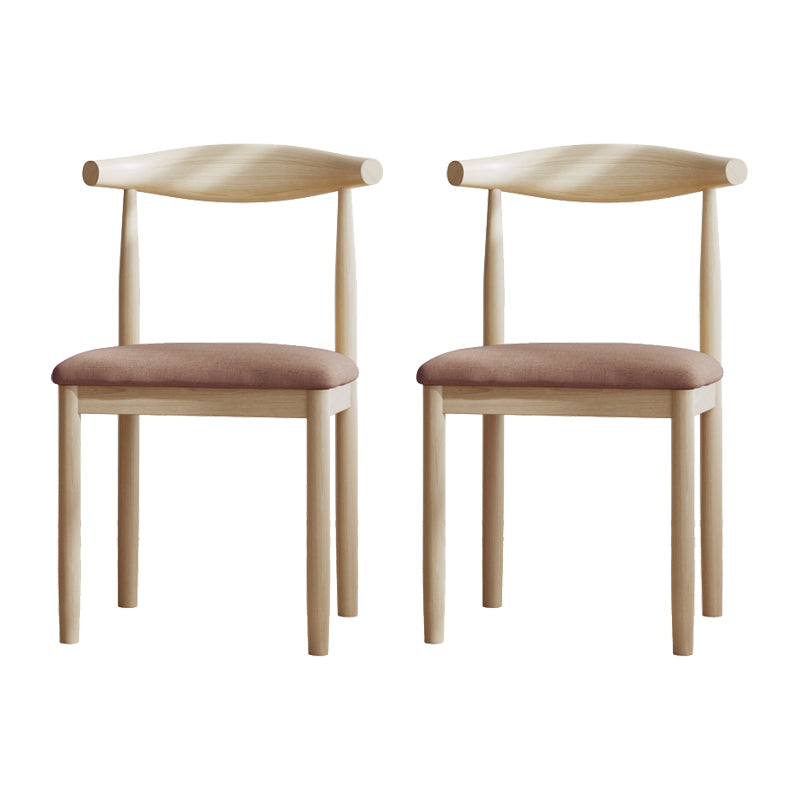 Contemporary Metal Chair Open Back Dining Side Chair for Dinning Room