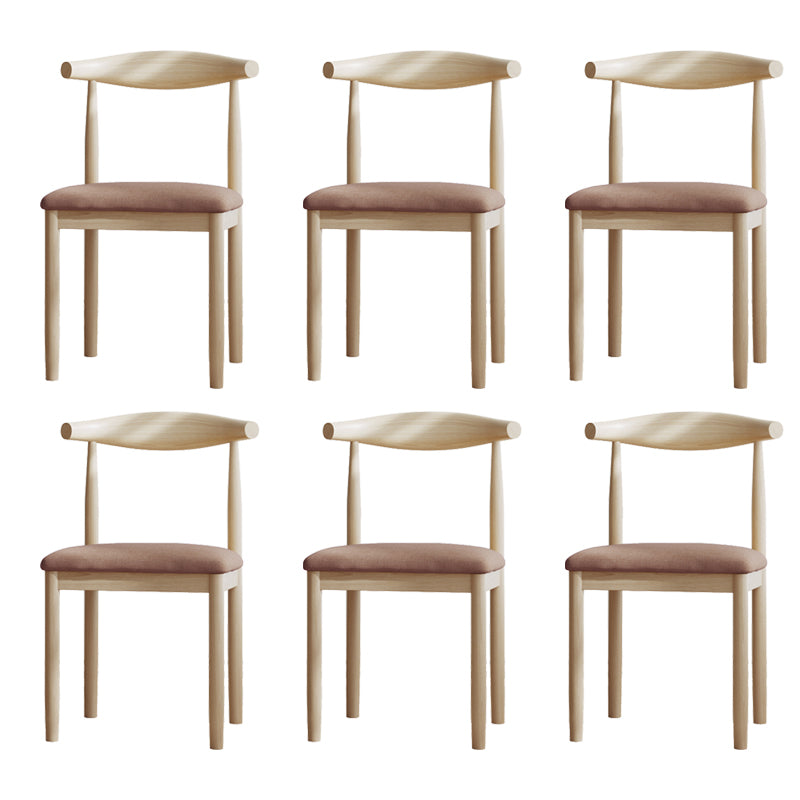 Contemporary Metal Chair Open Back Dining Side Chair for Dinning Room