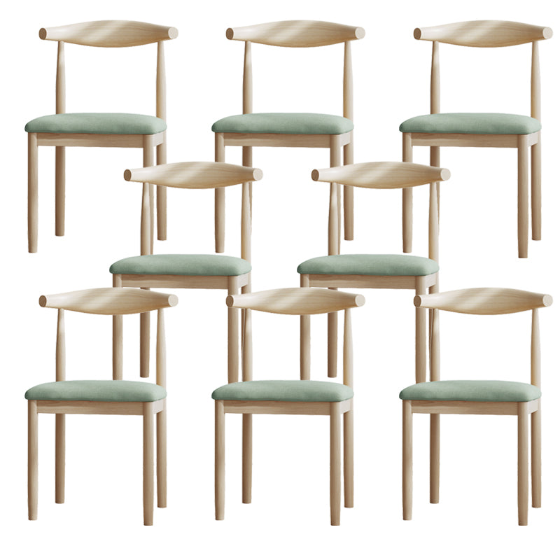 Contemporary Metal Chair Open Back Dining Side Chair for Dinning Room