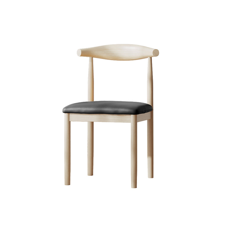 Contemporary Metal Chair Open Back Dining Side Chair for Dinning Room