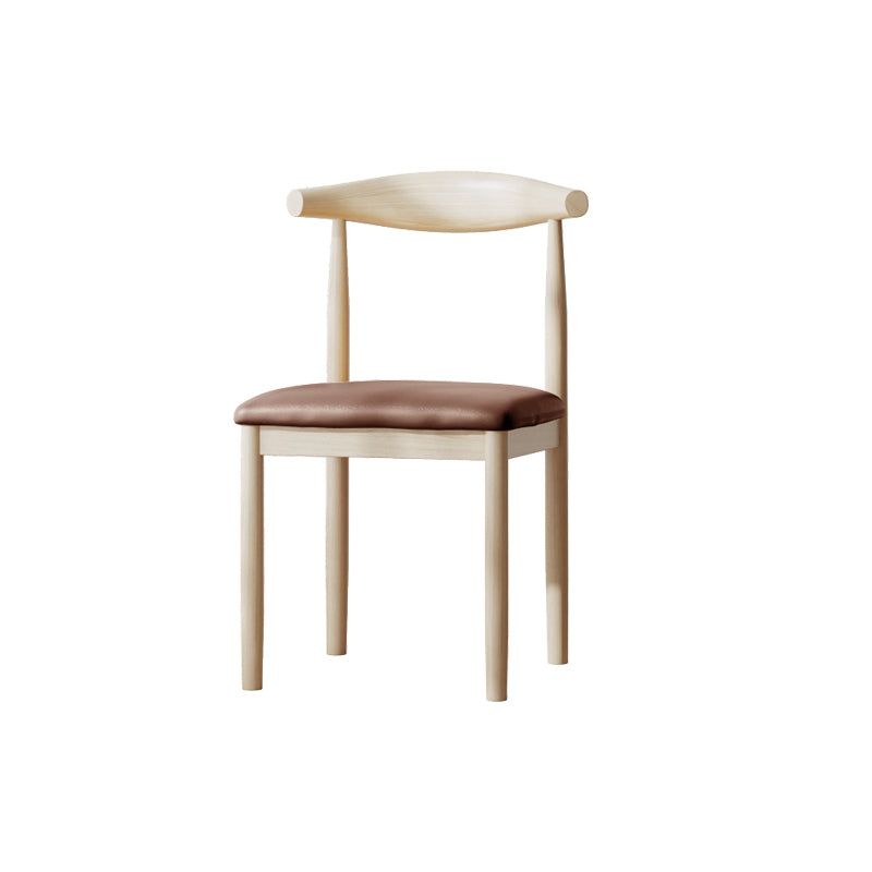 Contemporary Metal Chair Open Back Dining Side Chair for Dinning Room