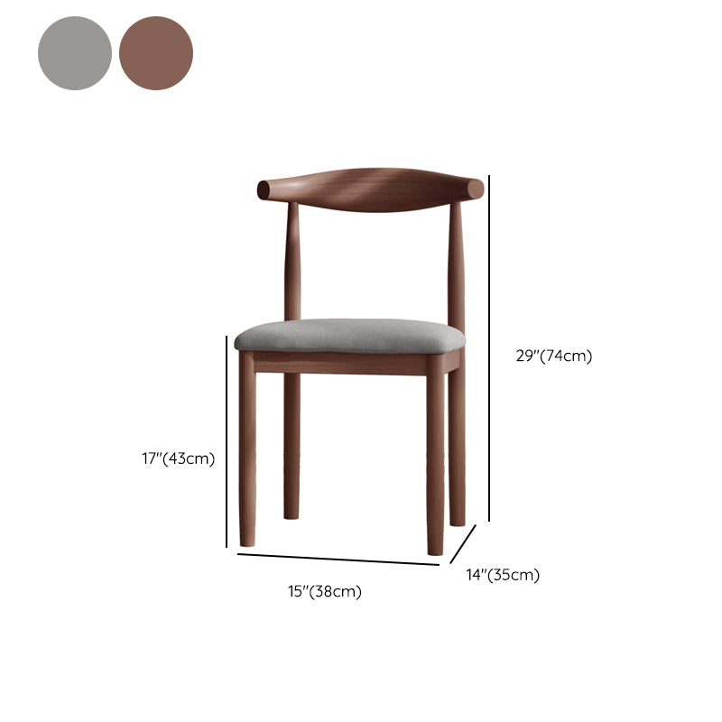 Contemporary Metal Chair Open Back Dining Side Chair for Dinning Room