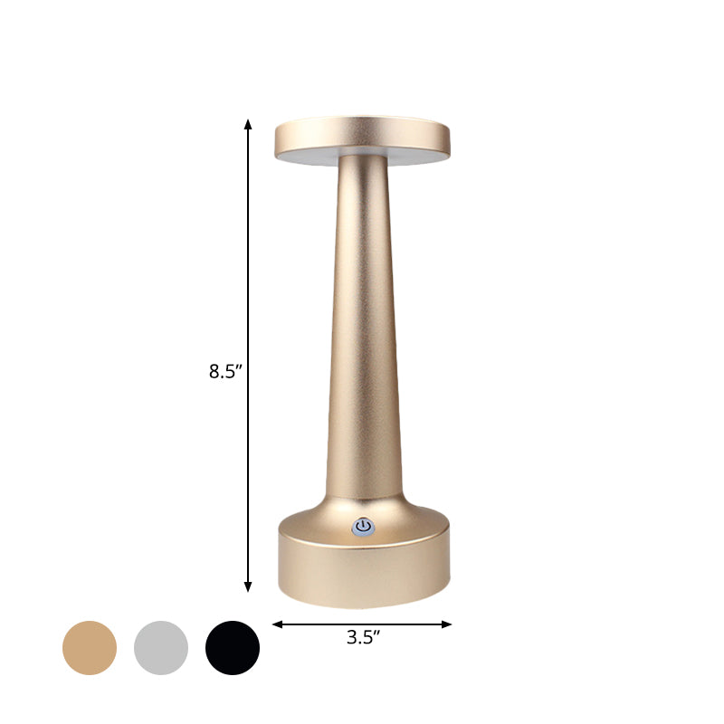 Círculo de comedor de comedor Luz de modernismo Modernismo Metálico Lámpara de escritorio LED impermeable en negro/plata/oro