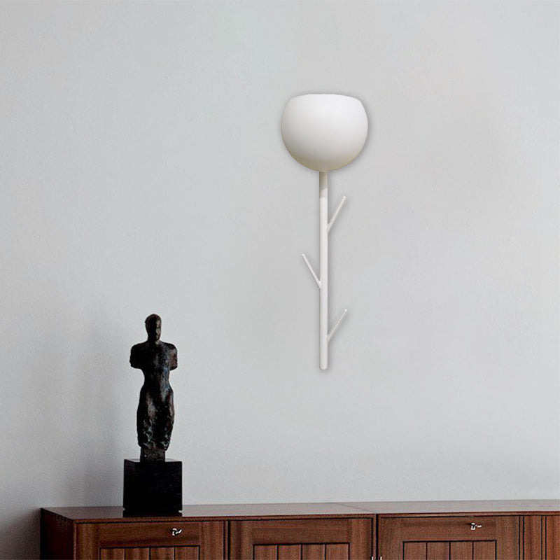 Mont moderne Mur à chasse à lambe Masser le couloir à LED à LED LED LUMINE EN BLANC avec conception de branche