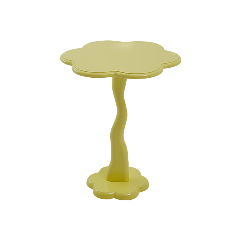 Modern Style Colored Irregular Side Table Wood End Table Set