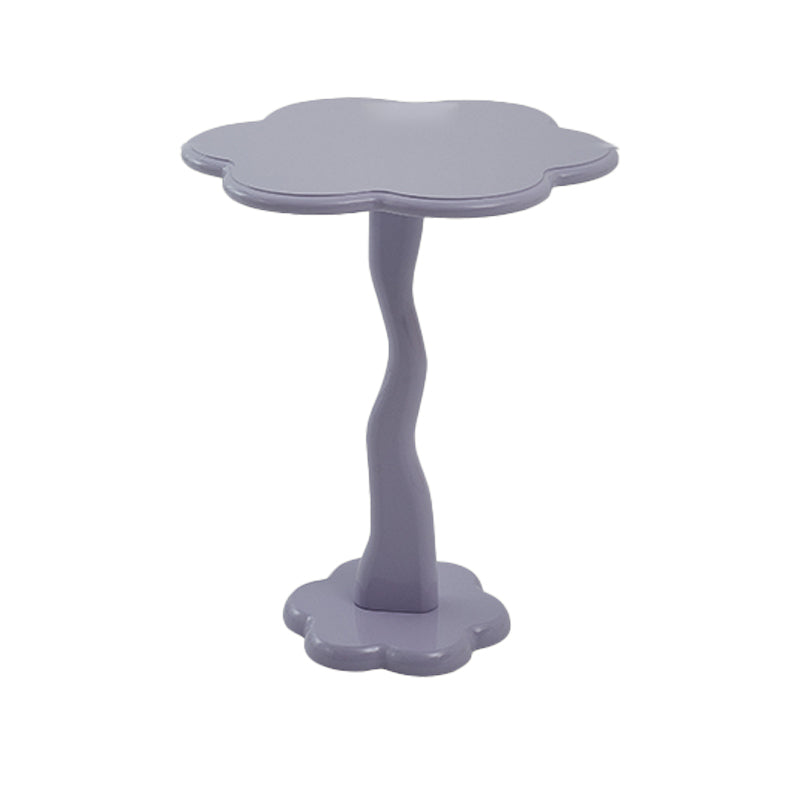Modern Style Colored Irregular Side Table Wood End Table Set