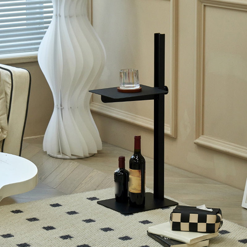 Modern  Adjustict Side End Table in Metal C Side Accent Side Table