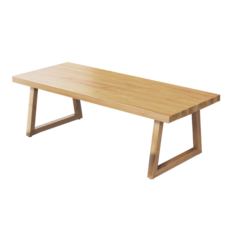 Modern Solid Wood Rectangular Dining Table for Dining Room and Dining Bar