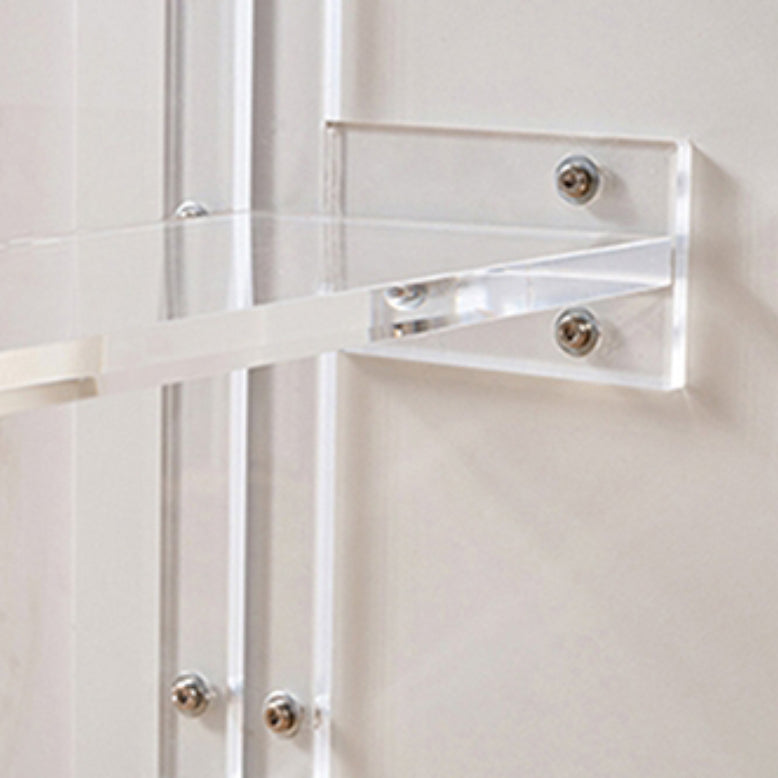 1/2/5/7 Pieces Modern Sintered Stone Top Dining Acrylic Base Set for Home