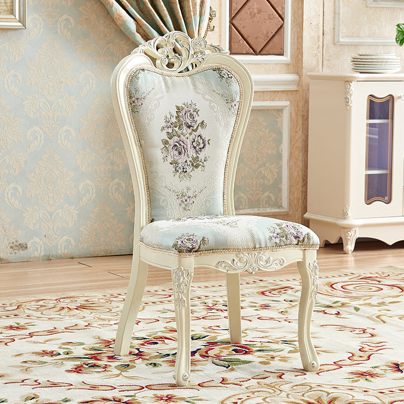 Indoor Dining Arm Chair Wood Frame Upholstered Dining Chair for Dining Room