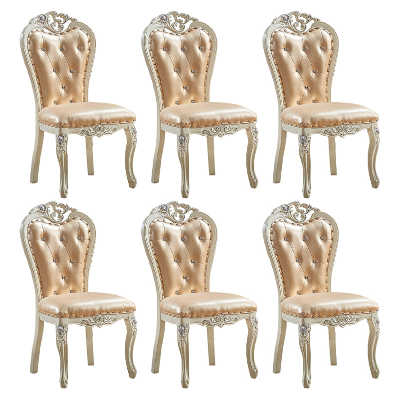 Indoor Dining Arm Chair Wood Frame Upholstered Dining Chair for Dining Room