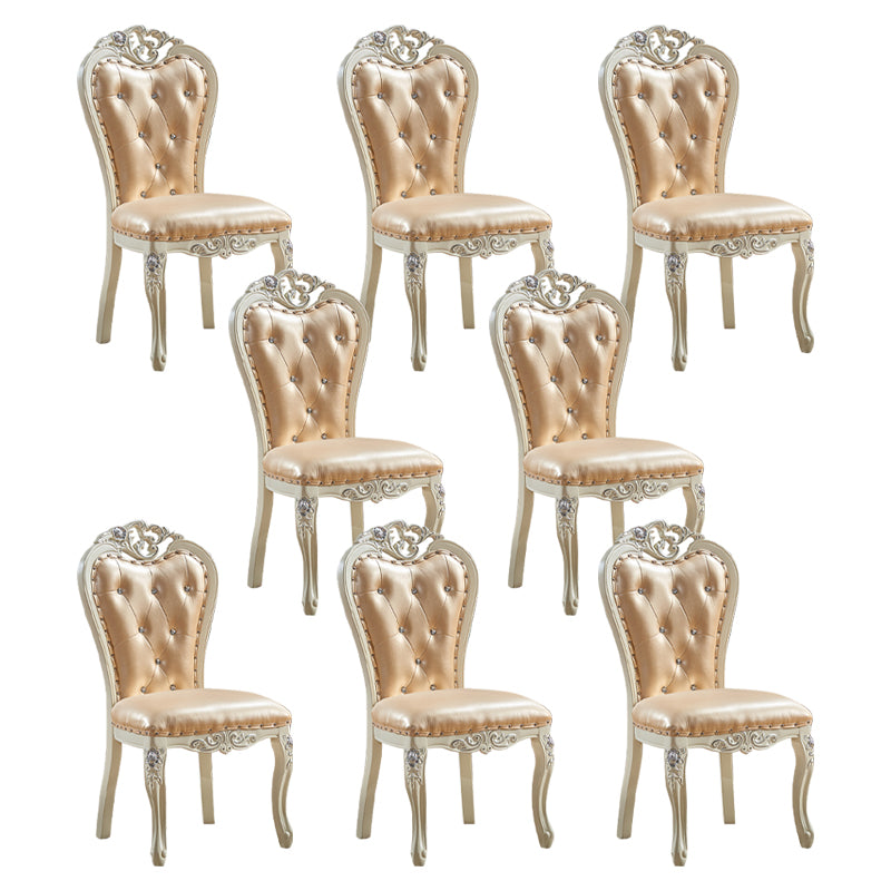 Indoor Dining Arm Chair Wood Frame Upholstered Dining Chair for Dining Room