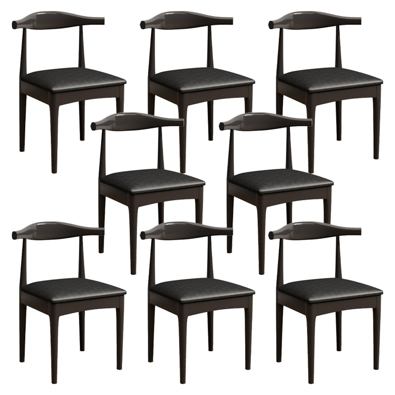 Modern Style Chair Wood Open Back Dining Room Chair for Dining Room