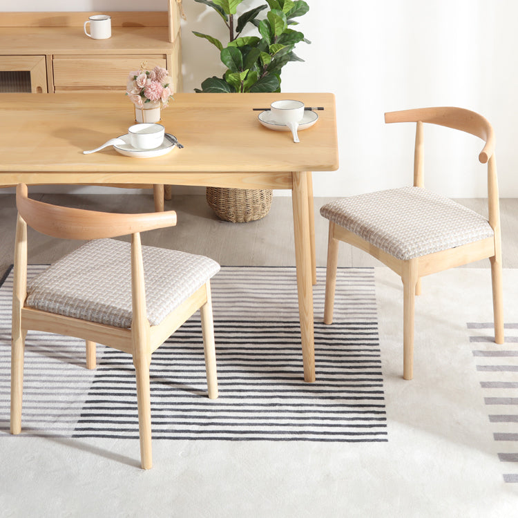 Modern Style Chair Wood Open Back Dining Room Chair for Dining Room