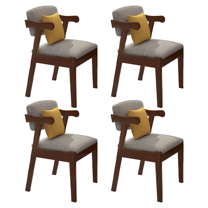 Modern Style Chair Wood Open Back Dining Room Chair for Dining Room