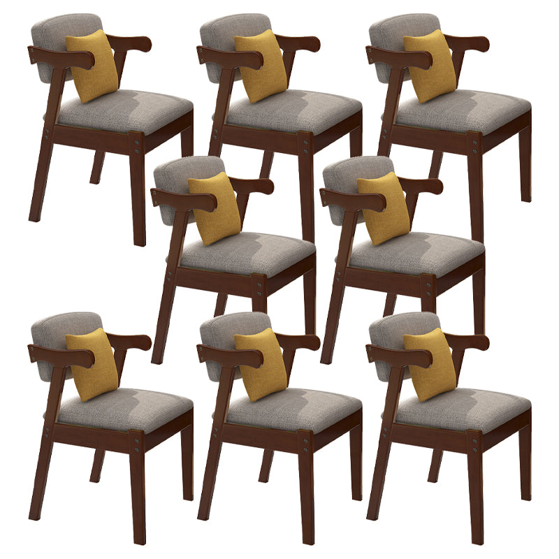 Modern Style Chair Wood Open Back Dining Room Chair for Dining Room