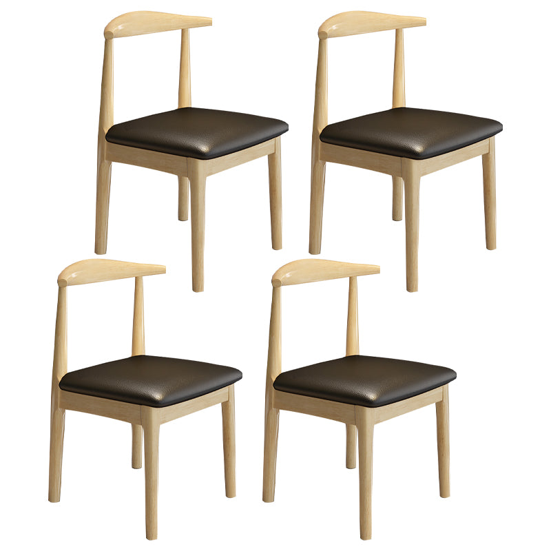 Modern Style Chair Wood Open Back Dining Room Chair for Dining Room