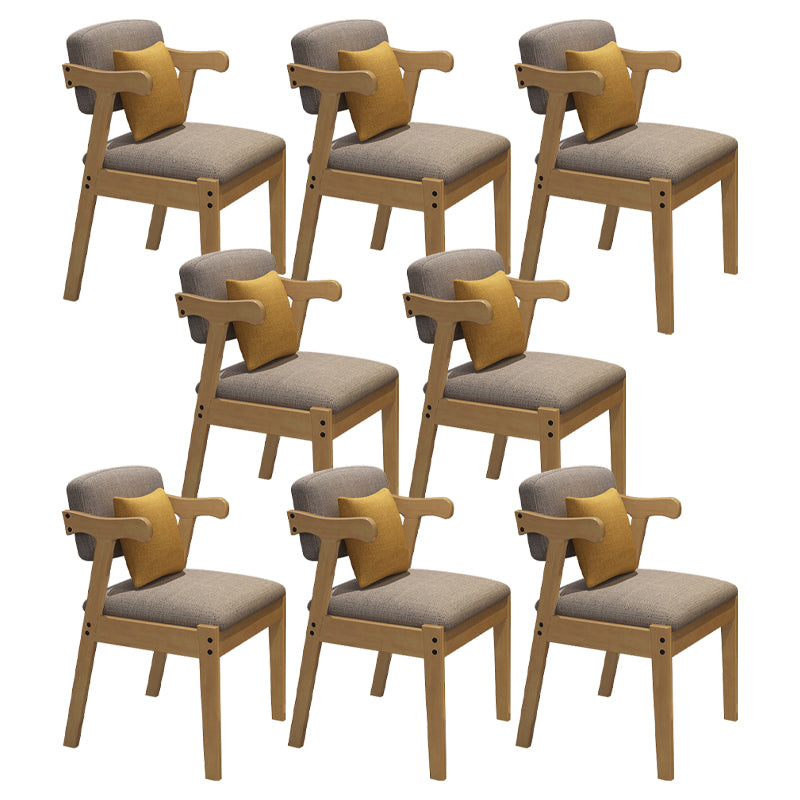 Modern Style Chair Wood Open Back Dining Room Chair for Dining Room