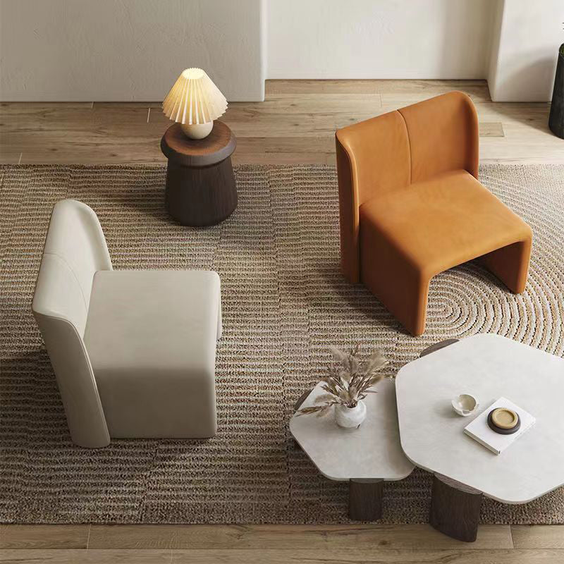 Modern Style Dining Chair Velvet Parsons Side Chair for Living Room