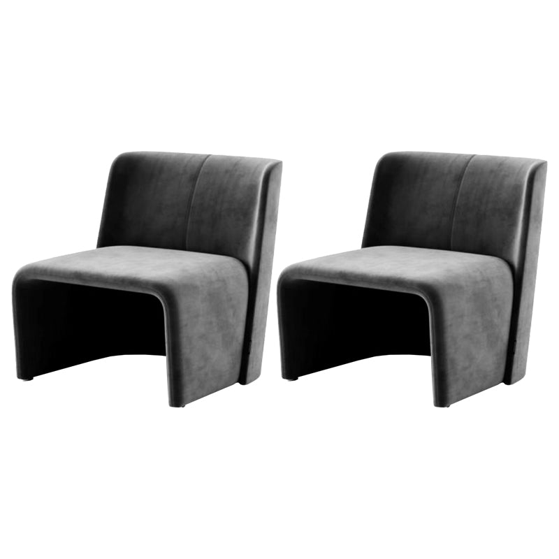 Modern Style Dining Chair Velvet Parsons Side Chair for Living Room