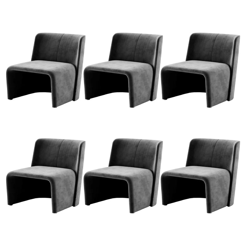 Modern Style Dining Chair Velvet Parsons Side Chair for Living Room